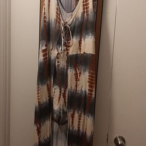 Shorts with Long dress- Jumpsuit/Romper attached t